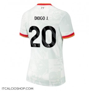Liverpool Diogo Jota #20 Terza Maglia Femmina 2024-25 Manica Corta